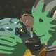 Bibo and Neeku as Kaz looks on.